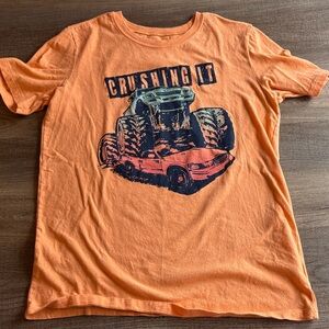 OshKosh B'gosh Orange 'Crushing It' Monster Truck Tee